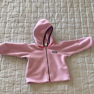 Patagonia Lavender and Coral Fleece Jacket